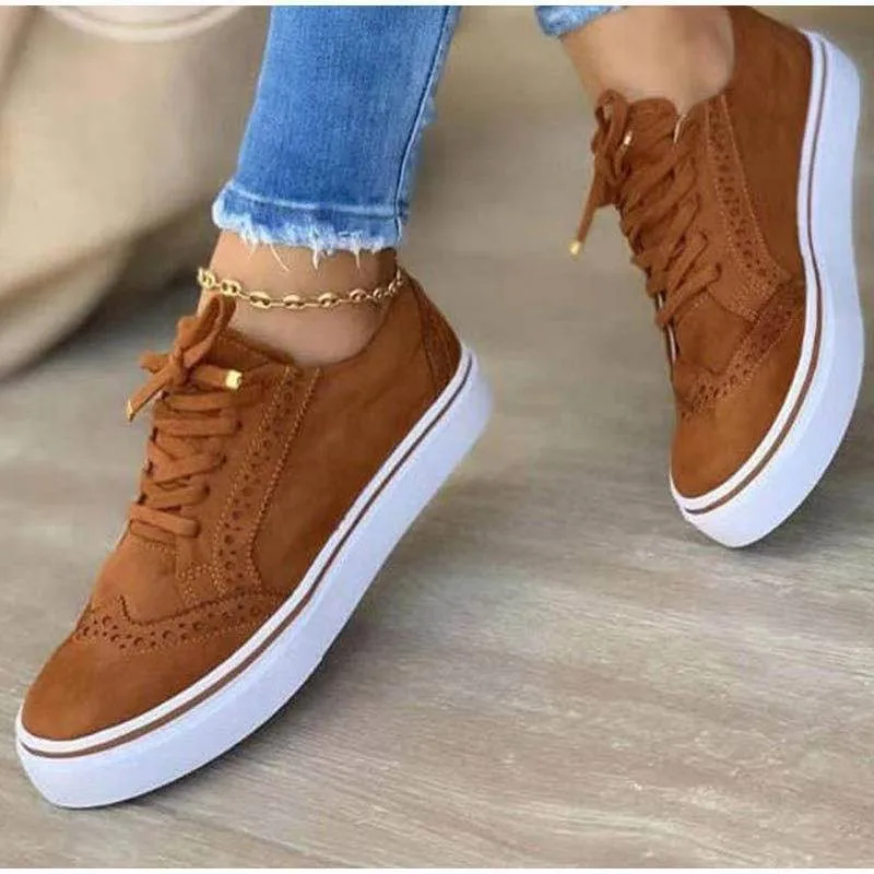 Women Shoes 2021 Woman Lace Up Platform Flat Sneakers Female Vulicanized Shoes Ladies Casual Spring Autumn Shallow Walk Shoes
Women Shoes 2021 Woman Lace Up Platform Flat Sneakers Female Vulicanized Shoes Ladies Casual Spring Autumn Shallow Walk Shoes