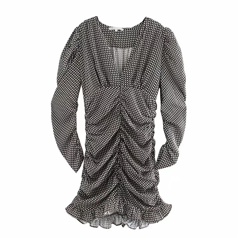 2020 Autumn England Vintage Elegant Dots Printing Party Dress Women Vestidos Vestidos De Fiesta De Noche Mini Dress
2020 Autumn England Vintage Elegant Dots Printing Party Dress Women Vestidos Vestidos De Fiesta De Noche Mini Dress