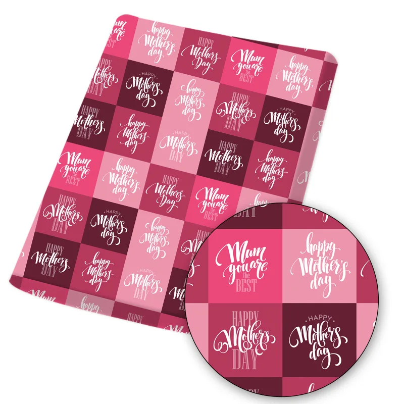 Mother's Day Series Polyester Cotton Fabric Heart Letters Printed Cloth for DIY Mask Dress Handmade Materials Home Textile
Mother's Day Series Polyester Cotton Fabric Heart Letters Printed Cloth for DIY Mask Dress Handmade Materials Home Textile
