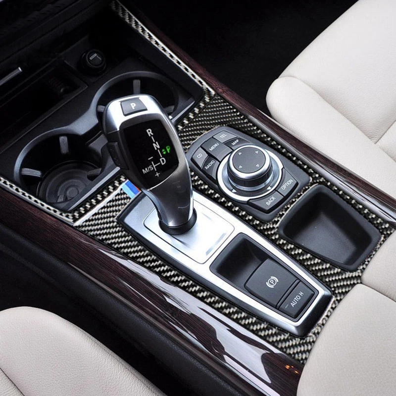 Accessories For BMW E70 E71 X5 X6 Carbon Fiber Car Center Control Gear Shift panel decorative strip auto cover trim Car Sticker
Accessories For BMW E70 E71 X5 X6 Carbon Fiber Car Center Control Gear Shift panel decorative strip auto cover trim Car Sticker
