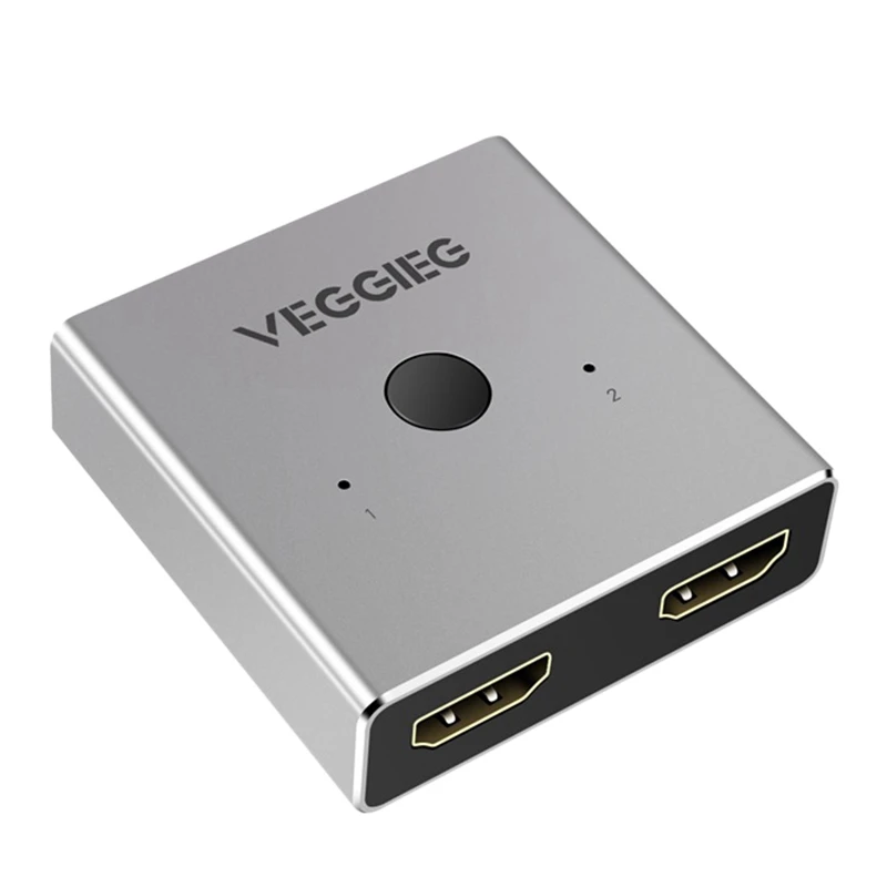 Hdmi переключатель VEGGIEG, двухсторонний переключатель 1 в 2 или 2 в 1 4K x 2K, подходит для ноутбуков, консолей, игровых консолей
Hdmi переключатель VEGGIEG, двухсторонний переключатель 1 в 2 или 2 в 1 4K x 2K, подходит для ноутбуков, консолей, игровых консолей
