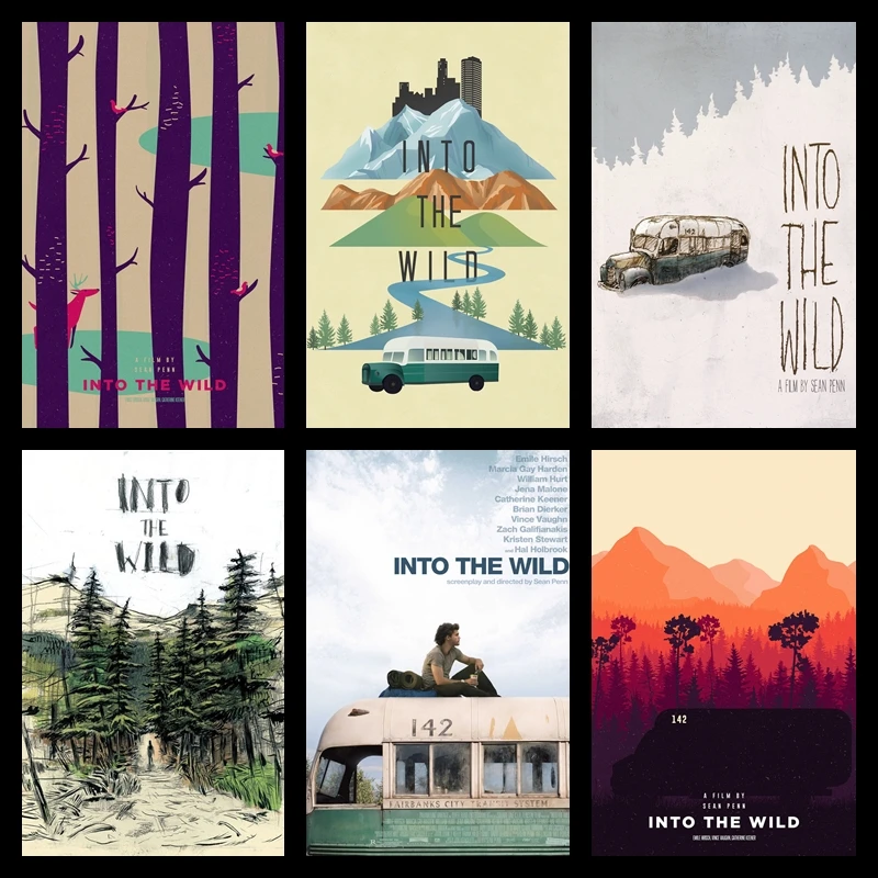 

24style Choose Into the Wild movie Art Film Print Silk Poster Home Wall Decor 24x36inch