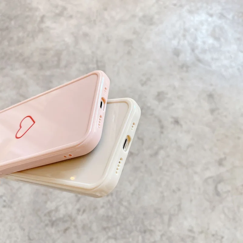 Candy Colors Love Heart Phone Case For iPhone 11 Pro Max 7 8 Plus X XR XS Max 12 Three-dimensional Square Frame Back Cover Coque
Candy Colors Love Heart Phone Case For iPhone 11 Pro Max 7 8 Plus X XR XS Max 12 Three-dimensional Square Frame Back Cover Coque