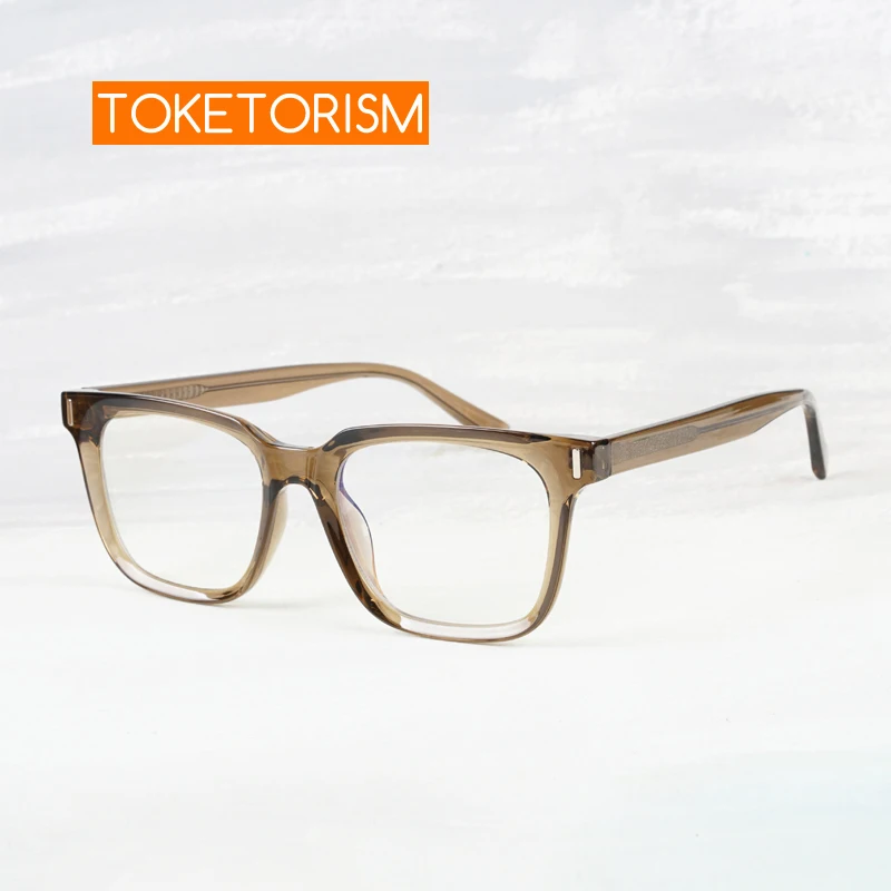 Toketorism Quality Square Eyeglasses Frames Women Men's Glasses For Myopia Blue Light Protection 1902
Toketorism Quality Square Eyeglasses Frames Women Men's Glasses For Myopia Blue Light Protection 1902