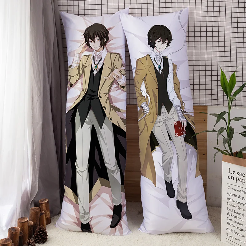 

Bungo Stray Dogs dazai osamu Dakimakura Hugging Body Pillow Hugs Long Cushion Dakimakura Gifts Dropshippinng