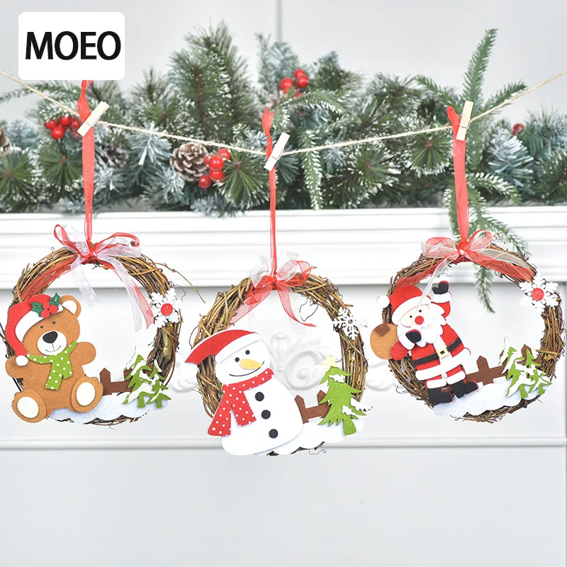 Christmas decoration rattan pendant Christmas ring rattan ornaments closet door and window decoration wreath Christmas Ornaments
Christmas decoration rattan pendant Christmas ring rattan ornaments closet door and window decoration wreath Christmas Ornaments