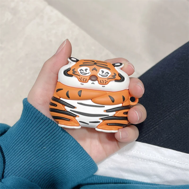 Cartoon 3D Anger Tiger Silicone Headphone Case For Airpods 3 2 1 Pro Shockproof Bluetooth Charging Earphone Soft Cover
Cartoon 3D Anger Tiger Silicone Headphone Case For Airpods 3 2 1 Pro Shockproof Bluetooth Charging Earphone Soft Cover
