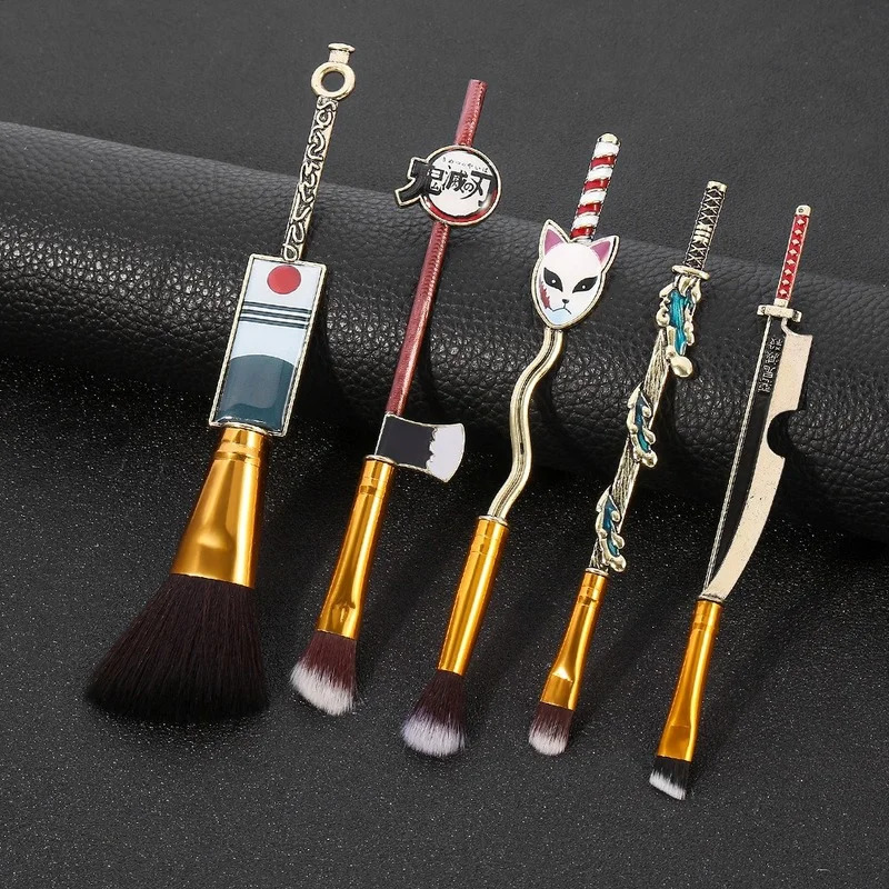 5pcs/set Demon Slayer Kimetsu No Yaiba Makeup Brush Set Anime New Cosplay Women Accessories Blending Eyeshadow Brush Kit Gifts
5pcs/set Demon Slayer Kimetsu No Yaiba Makeup Brush Set Anime New Cosplay Women Accessories Blending Eyeshadow Brush Kit Gifts