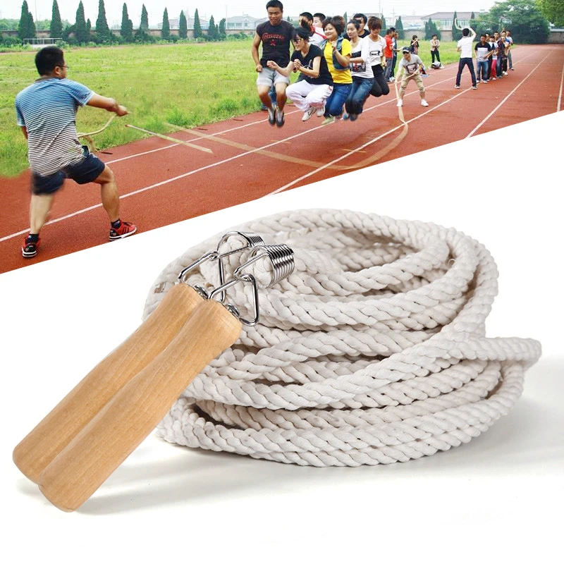 3-20m Wood Grip Handle Skipping Rope Adult Outdoor Sports Fitness Training Jumping Rope Multi-person Group Skip Rope Equipments
3-20m Wood Grip Handle Skipping Rope Adult Outdoor Sports Fitness Training Jumping Rope Multi-person Group Skip Rope Equipments