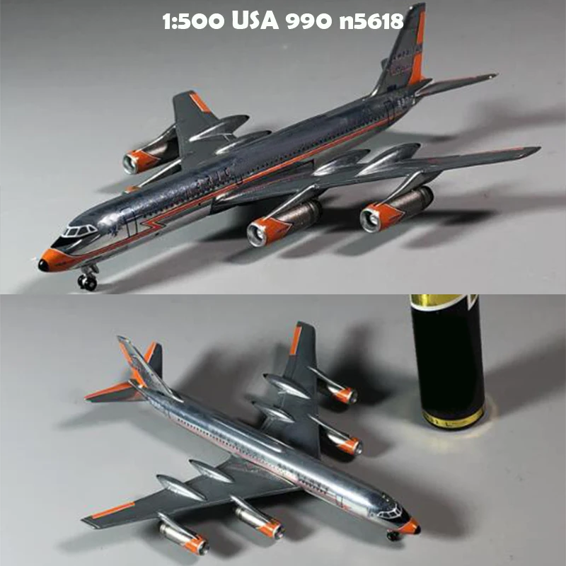 Редкий 1:500 США 990 n5618 модель самолета экспозиция Коллекционная модель из сплава
Редкий 1:500 США 990 n5618 модель самолета экспозиция Коллекционная модель из сплава