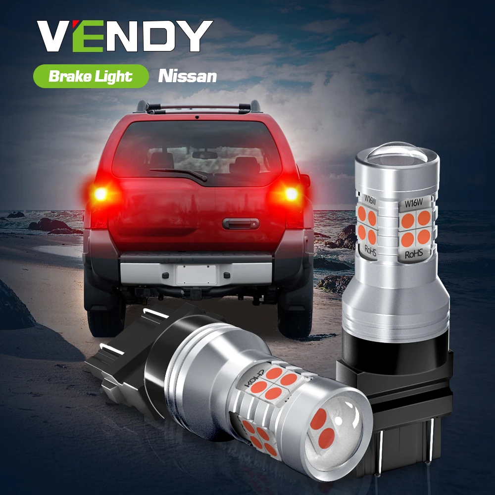 2pcs LED Brake Light Blub Lamp Canbus 3157 P27/7W T25 For Nissan Frontier 2006-2019 Xterra Titan 2004-2015 Armada 2011-2015
2pcs LED Brake Light Blub Lamp Canbus 3157 P27/7W T25 For Nissan Frontier 2006-2019 Xterra Titan 2004-2015 Armada 2011-2015