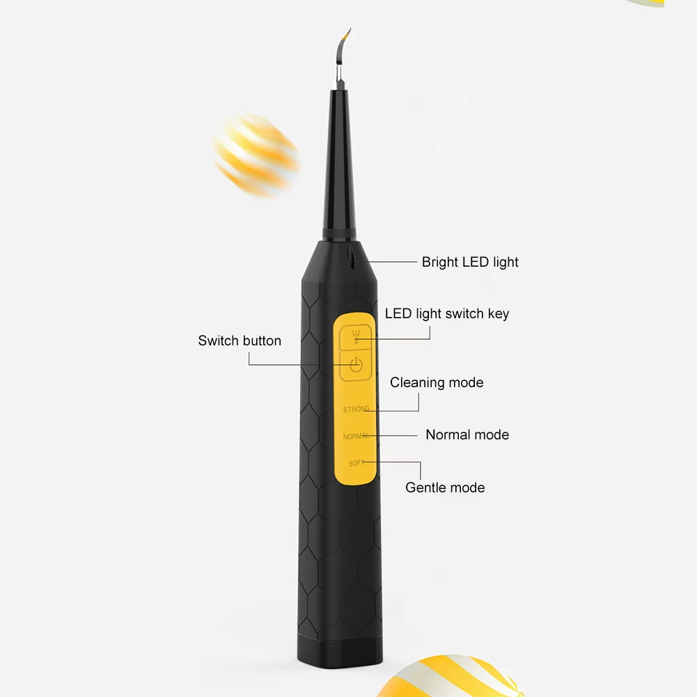 Ultrasonic Calculus Remover 3 Modes USB Rechargeable Electric Dental Scaler Oral Irrigator Teeth Whitening Tartar Scraper
Ultrasonic Calculus Remover 3 Modes USB Rechargeable Electric Dental Scaler Oral Irrigator Teeth Whitening Tartar Scraper
