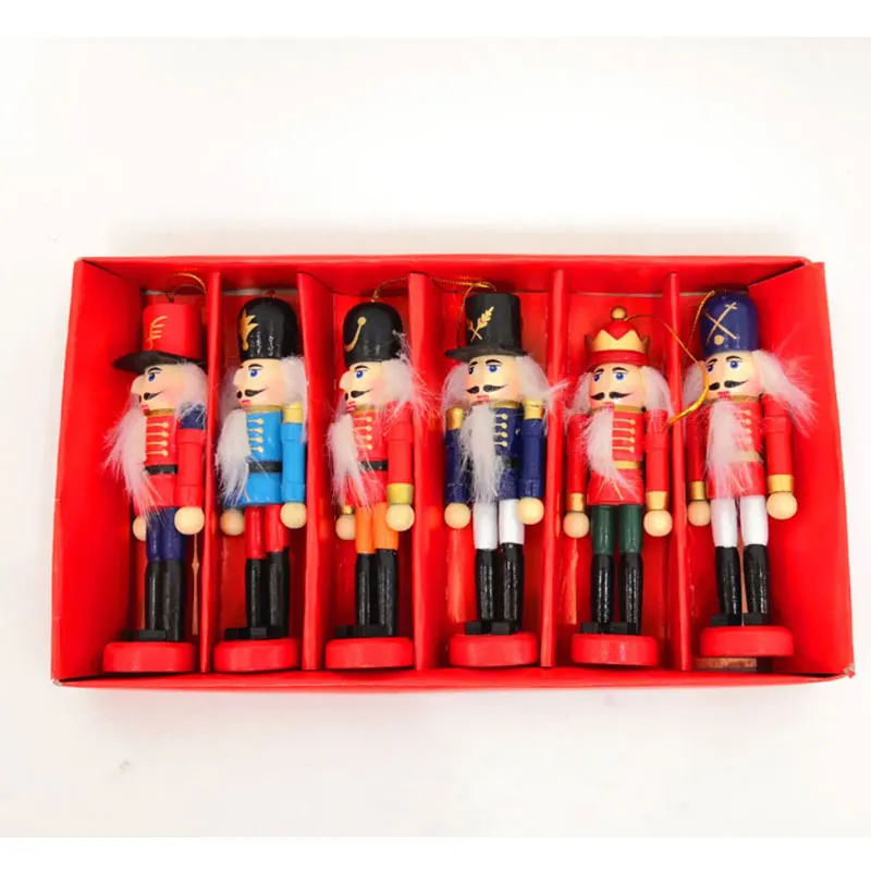 6Pcs 2021 Year Wooden Nutcracker Doll Soldier Puppet Christmas Kids Gifts New Year Christmas Tree Pendant Ornaments Decoration
6Pcs 2021 Year Wooden Nutcracker Doll Soldier Puppet Christmas Kids Gifts New Year Christmas Tree Pendant Ornaments Decoration