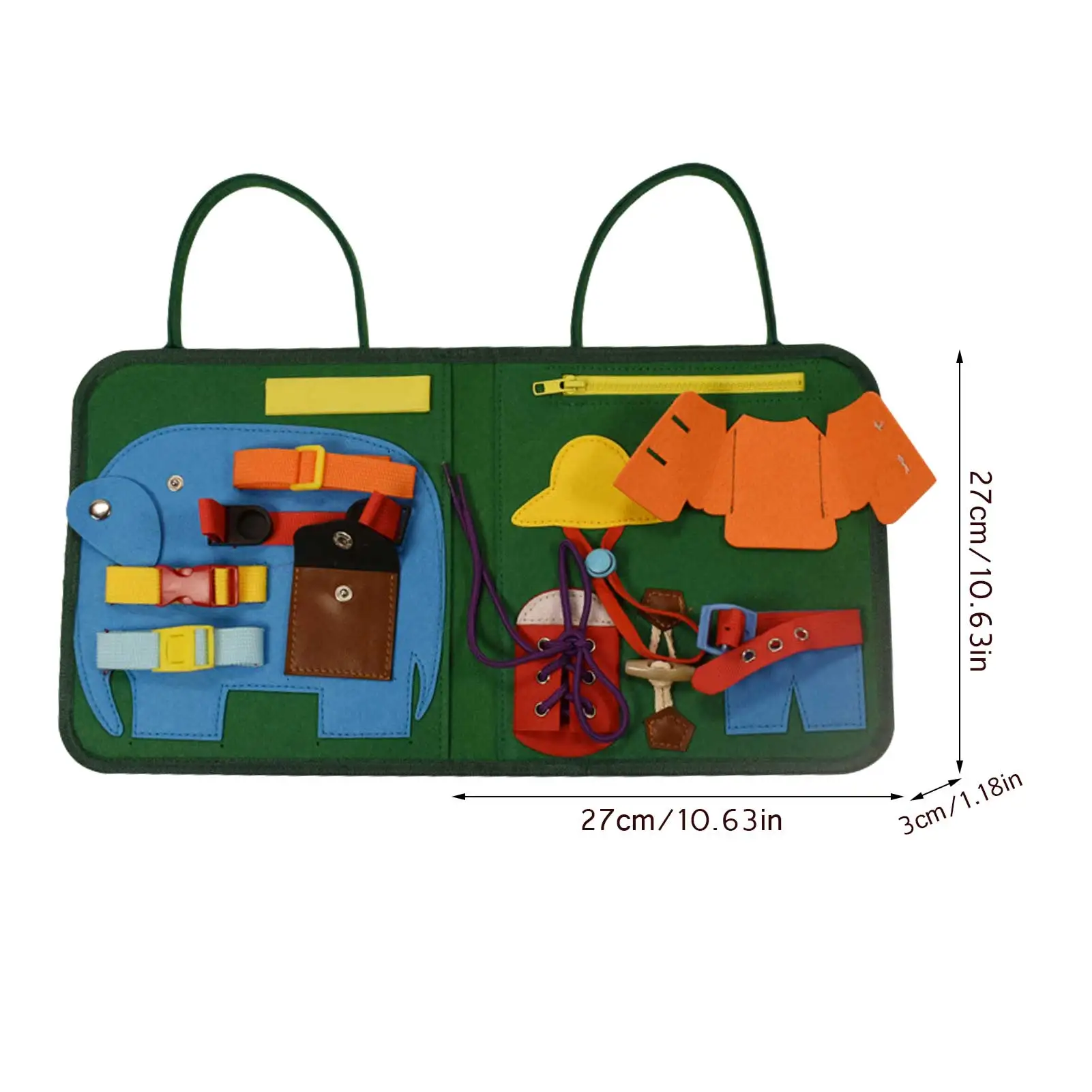 Dressing Buckle Felt Children's Clothes Board Infant And Toddler Education Felt Board Kid Toy
Dressing Buckle Felt Children's Clothes Board Infant And Toddler Education Felt Board Kid Toy