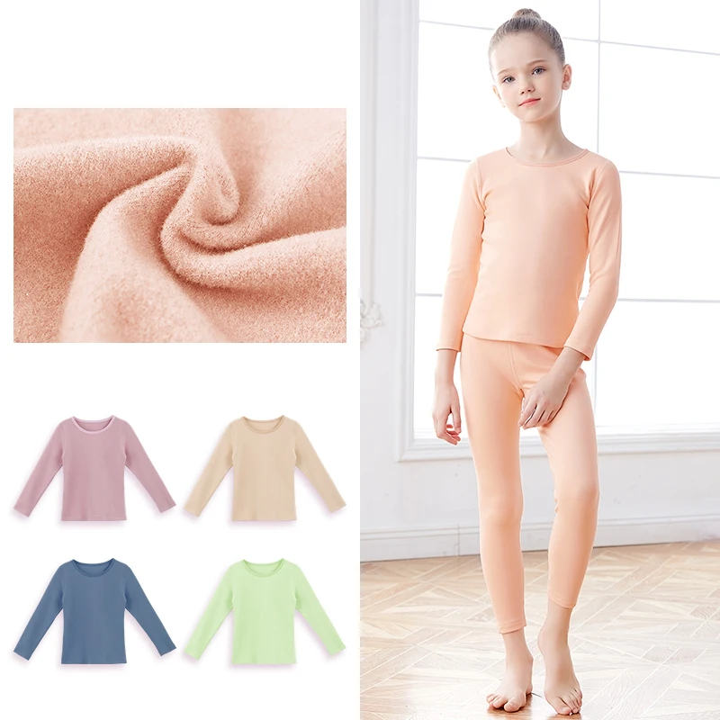 Girls Thermal Underwear Plus Velvet Thicken Winter Warm Self-heating Undewear Children Tracksuit Sets Dance Underwear Kids
Girls Thermal Underwear Plus Velvet Thicken Winter Warm Self-heating Undewear Children Tracksuit Sets Dance Underwear Kids
