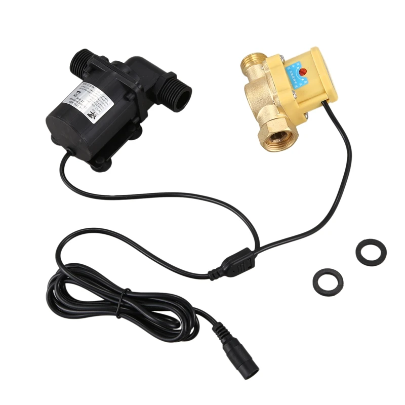 Water Pump Solar Water Heater Shower Machine Booster Pump Ceramic Shaft Brushless Motor Pump with Water Flow Switch
Water Pump Solar Water Heater Shower Machine Booster Pump Ceramic Shaft Brushless Motor Pump with Water Flow Switch