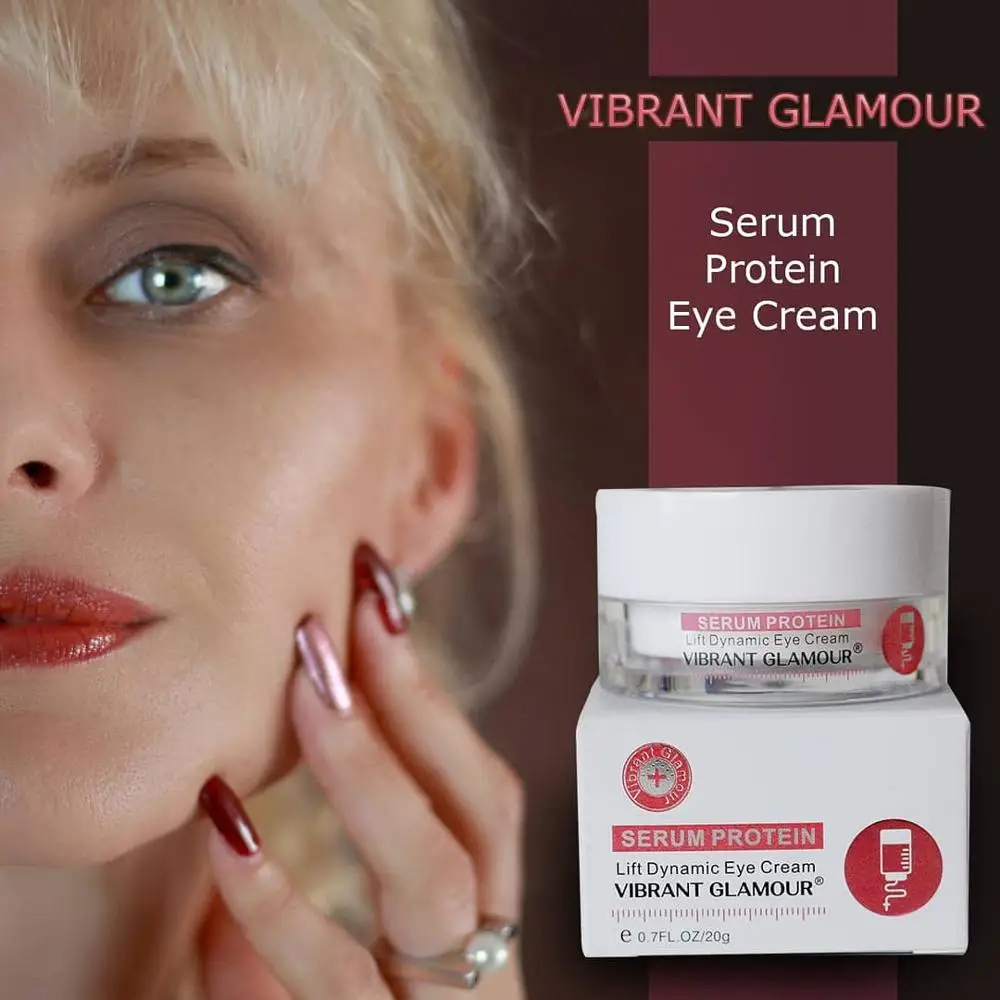 VIBRANT GLAMOUR Serum Protein Eye Cream anti-aging anti wrinkle puffiness collagen Lifting Firming Skin Remover Dark Circles
VIBRANT GLAMOUR Serum Protein Eye Cream anti-aging anti wrinkle puffiness collagen Lifting Firming Skin Remover Dark Circles
