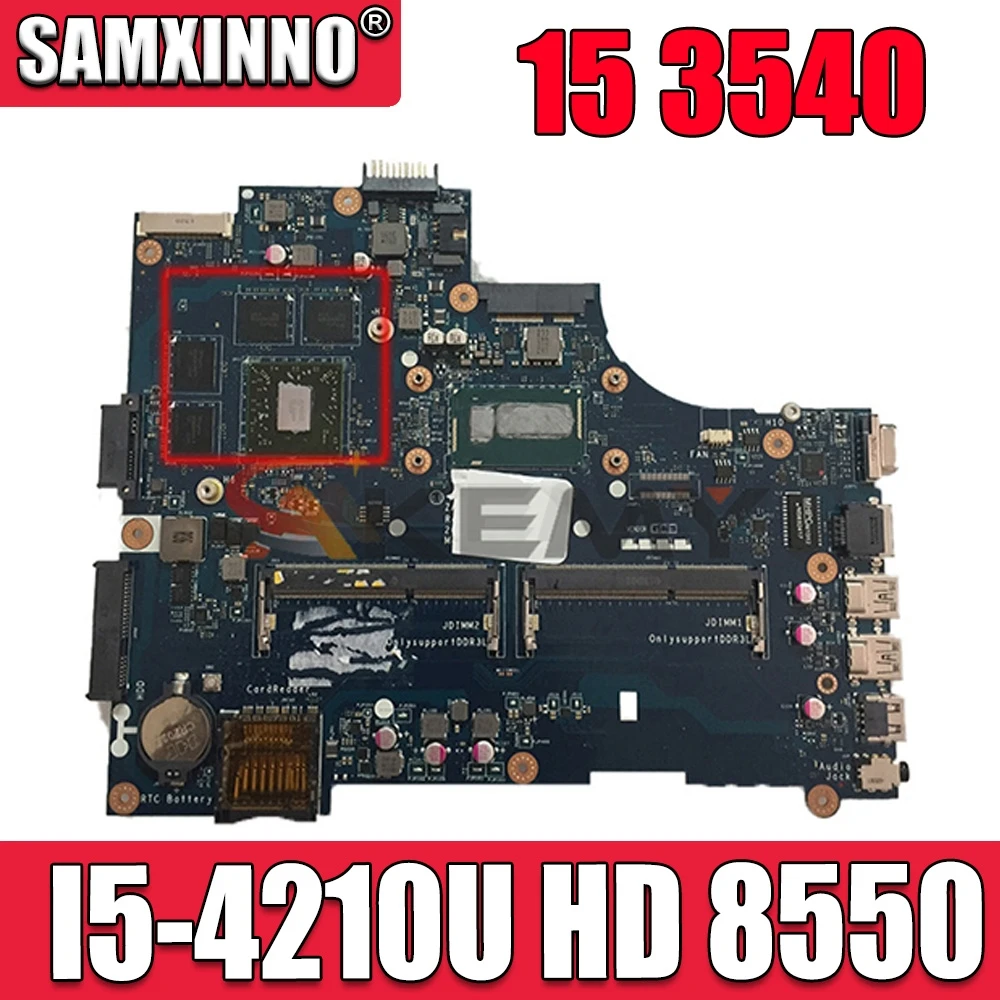 Akemy для DELL Latitude 15 3540 Материнская плата ноутбука CN-08MDVW 8MDVW ZAL00 LA-A491P I5-4210U Процессор HD 8550 2 Гб
Akemy для DELL Latitude 15 3540 Материнская плата ноутбука CN-08MDVW 8MDVW ZAL00 LA-A491P I5-4210U Процессор HD 8550 2 Гб