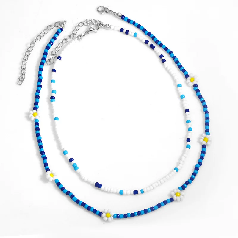 Boho Handmade Diy Rice Bead Necklace flower Lucky Girl Choker Clavicular Chain Colorful Female Beach Collier Femme Jewelry
Boho Handmade Diy Rice Bead Necklace flower Lucky Girl Choker Clavicular Chain Colorful Female Beach Collier Femme Jewelry