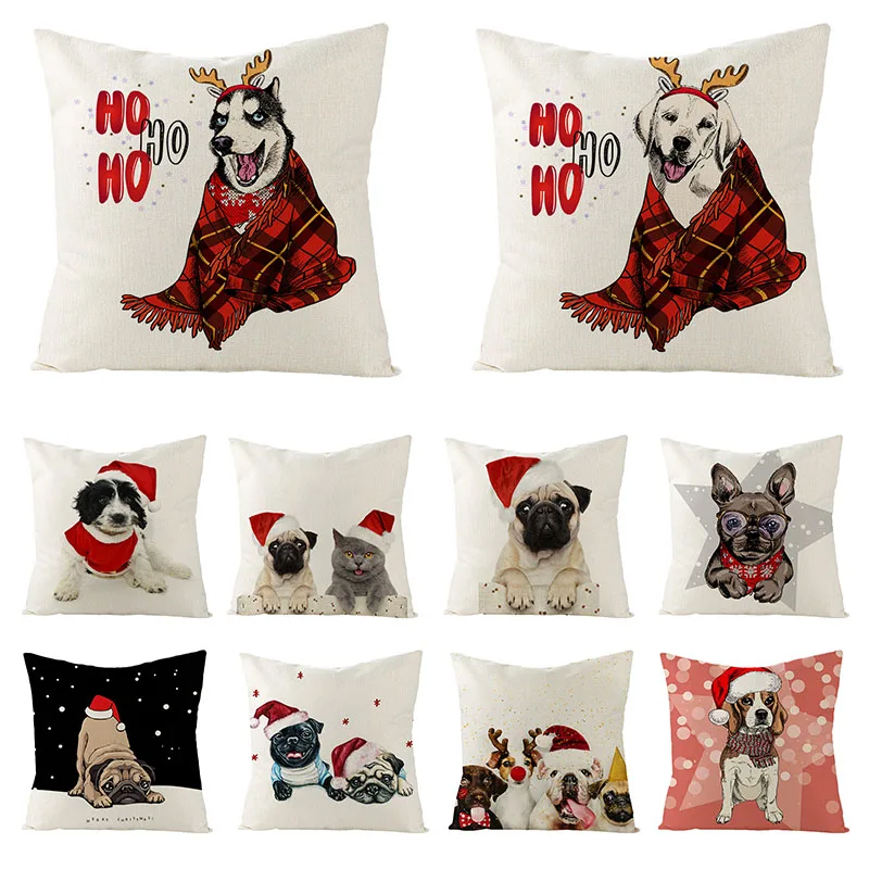 Cute Pet Dogs Pattern Decorative Throw Pillows Cartoon Style Pillowcase Linen Cushion Cover 45X45 Home Living Room Sofa Cushions
Cute Pet Dogs Pattern Decorative Throw Pillows Cartoon Style Pillowcase Linen Cushion Cover 45X45 Home Living Room Sofa Cushions
