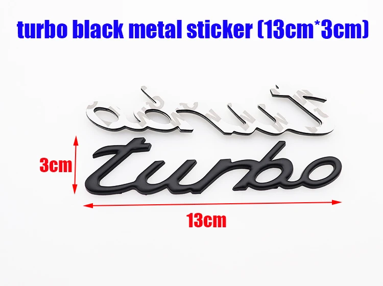 1 шт. 3D турбо брызговик металлический Автомобильный логотип боковой значок