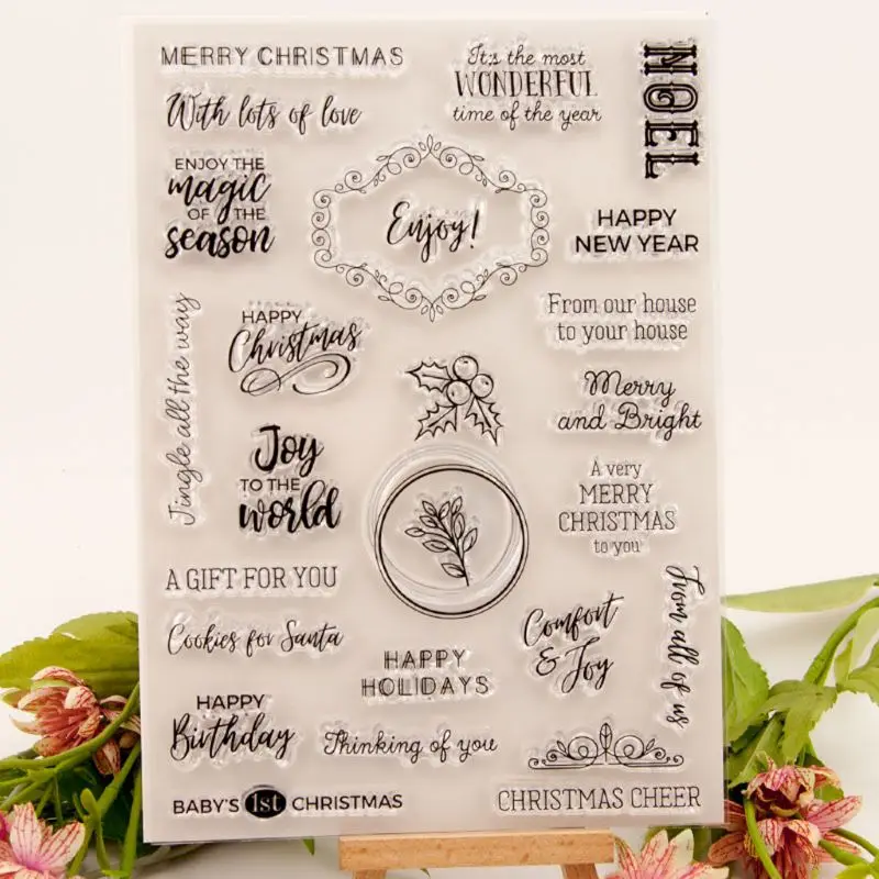 Happy Birthday Christmas Silicone Clear Seal Stamp DIY Scrapbooking Embossing Photo Album Decorative Paper Card Craft Art Gift
Happy Birthday Christmas Silicone Clear Seal Stamp DIY Scrapbooking Embossing Photo Album Decorative Paper Card Craft Art Gift