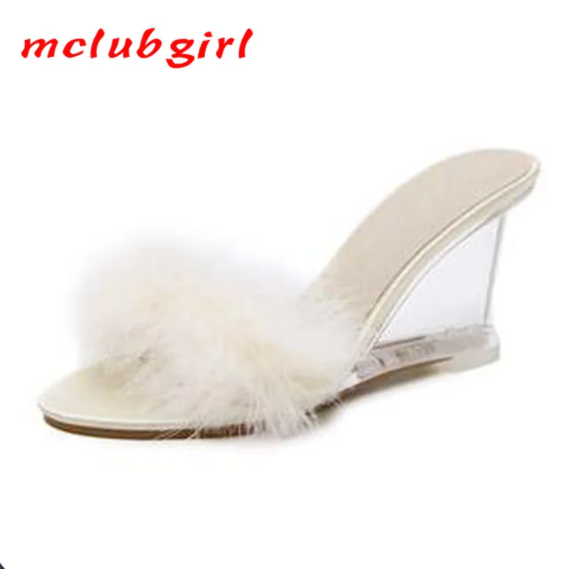 Mclubgirl Women Black Flower Crystal Wedge Slippers 2020 Sexy Crystal Transparent High Heel Flower Slope Sandals LFD
Mclubgirl Women Black Flower Crystal Wedge Slippers 2020 Sexy Crystal Transparent High Heel Flower Slope Sandals LFD