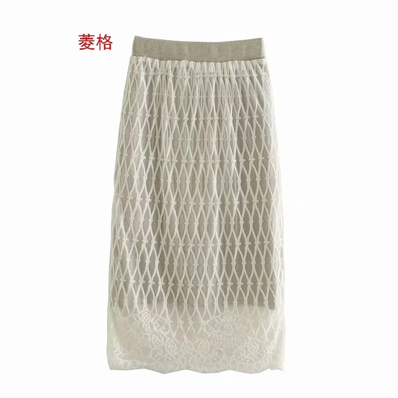 Women's skirts 2021 spring and summer multi-flowered double-sided knitting wool fashion wild retro women's long skirt
Women's skirts 2021 spring and summer multi-flowered double-sided knitting wool fashion wild retro women's long skirt
