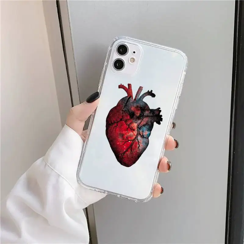 Creative human heart Phone Case Transparent for iPhone 11 12 mini pro XS MAX 8 7 6 6S Plus X 5S SE 2020 XR
Creative human heart Phone Case Transparent for iPhone 11 12 mini pro XS MAX 8 7 6 6S Plus X 5S SE 2020 XR