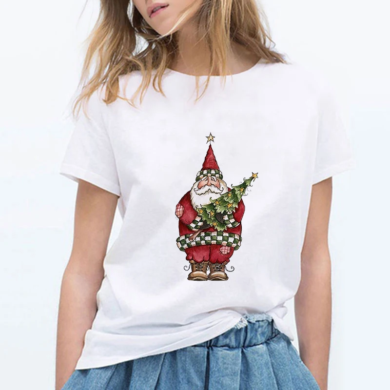 New Women Merry Christmas Santa Claus T-shirts Harajuku Plus Size Graphic T Shirts Women Oversize Gym Punk Women Shirts
New Women Merry Christmas Santa Claus T-shirts Harajuku Plus Size Graphic T Shirts Women Oversize Gym Punk Women Shirts