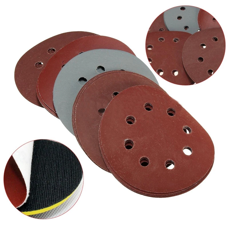 50Pcs/Set Sandpaper 5Inch Grit 800 1000 1500 2000 3000 Sanding Discs Sandpaper Hook Loop For Wooden Bead Polishing Burnish Walls
50Pcs/Set Sandpaper 5Inch Grit 800 1000 1500 2000 3000 Sanding Discs Sandpaper Hook Loop For Wooden Bead Polishing Burnish Walls