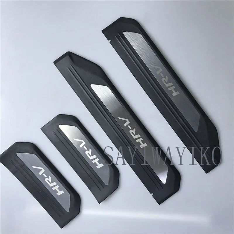 car styling Fit For Honda HRV HR-V Vezel 2014 2015 2016 Stainless Steel Scuff Plate Door Sill Guards Thresholds Cover Trims 4Pcs
car styling Fit For Honda HRV HR-V Vezel 2014 2015 2016 Stainless Steel Scuff Plate Door Sill Guards Thresholds Cover Trims 4Pcs