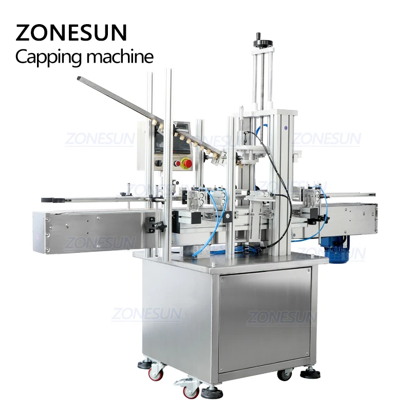 ZONESUN ZS-XG16D1 Automatic Bottle Cap Pressing Machine Wine Bottle Wooden Cork Capping Machine With Cap Feeder
ZONESUN ZS-XG16D1 Automatic Bottle Cap Pressing Machine Wine Bottle Wooden Cork Capping Machine With Cap Feeder
