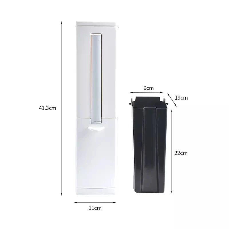 Narrow Trash Bathroom Trash Can With Toilet Brush Garbage Bag Holder Plastic Trash Bin Home 3 In 1
Narrow Trash Bathroom Trash Can With Toilet Brush Garbage Bag Holder Plastic Trash Bin Home 3 In 1