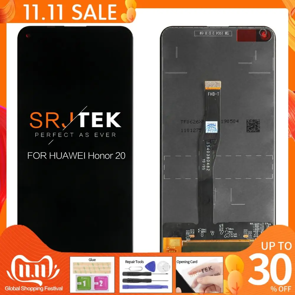 Original Display For Huawei Nova 5T LCD Display Touch Screen NOVA 5T lcd Pantalla Replacement 100% Tested
Original Display For Huawei Nova 5T LCD Display Touch Screen NOVA 5T lcd Pantalla Replacement 100% Tested