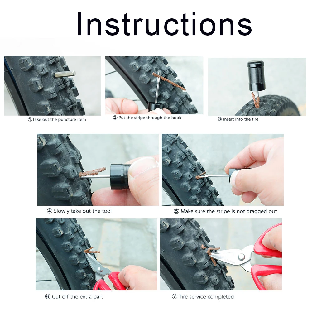 10/20/30/40 Pc Fork Bit Bicycle Repair Tools Special For Vacuum Tire Special Tire Repair Strip Rubber Accesorios Para Bicicletas
10/20/30/40 Pc Fork Bit Bicycle Repair Tools Special For Vacuum Tire Special Tire Repair Strip Rubber Accesorios Para Bicicletas