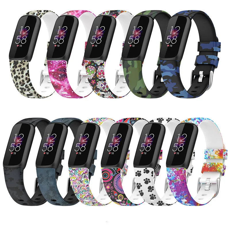 Printing Silicone band For Fitbit Luxe Bracelet Strap Replacement Pattern Colorful Watch Band for Fitbit Luxe Accessories Correa
Printing Silicone band For Fitbit Luxe Bracelet Strap Replacement Pattern Colorful Watch Band for Fitbit Luxe Accessories Correa