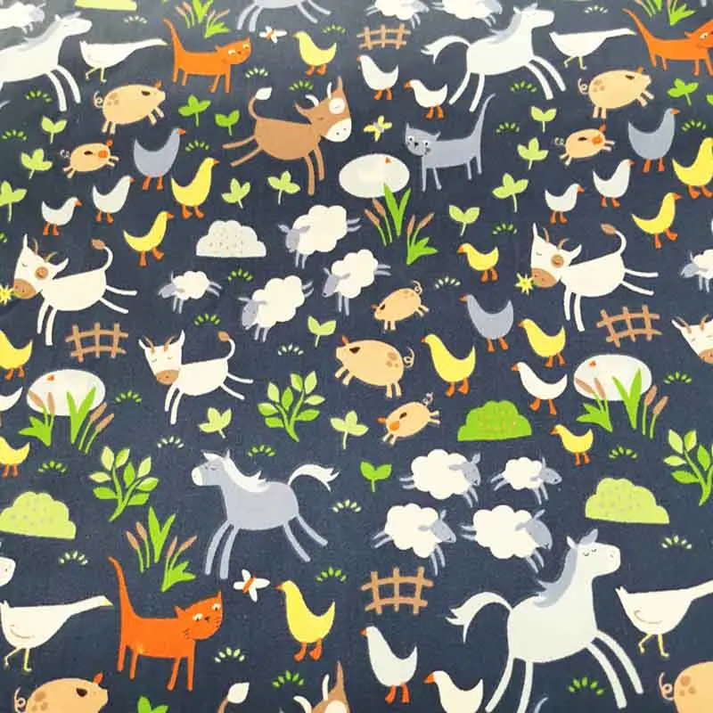 133*72 Density Dark Cartoon Pattern Printed Twill Cotton Bedding, Apron Inner Village Fabric, Children's Pajamas Fabric
133*72 Density Dark Cartoon Pattern Printed Twill Cotton Bedding, Apron Inner Village Fabric, Children's Pajamas Fabric