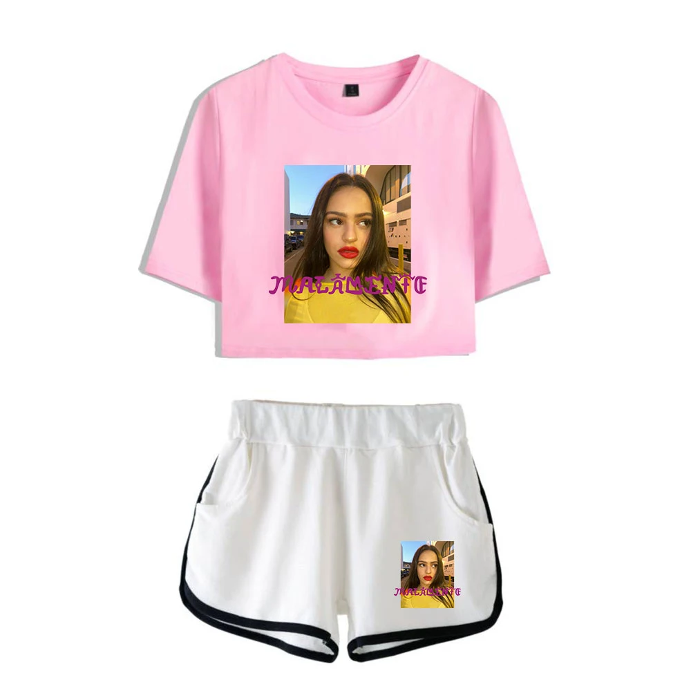 WAWNI Rosala Navel T Shirt Casual Shorts Sexy Two Piece Suit Harajuku Cotton Plus Polyester Fashion Conventional Female 2020
WAWNI Rosala Navel T Shirt Casual Shorts Sexy Two Piece Suit Harajuku Cotton Plus Polyester Fashion Conventional Female 2020