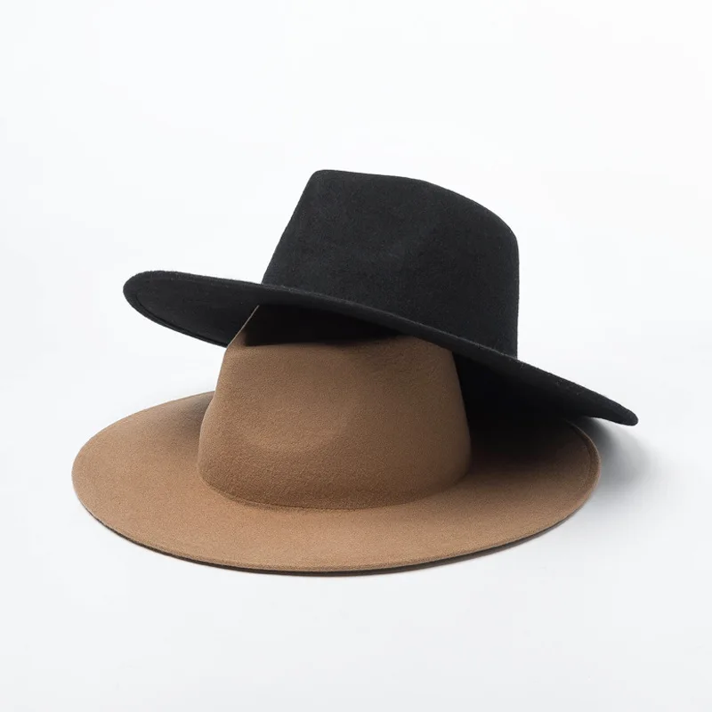 Retro Classic Felt Jazz Hat Fedora Hat With Big Brim Panama For Women Men Black Red Top Hat Ladies Top Hat Imitation Wool Cap
Retro Classic Felt Jazz Hat Fedora Hat With Big Brim Panama For Women Men Black Red Top Hat Ladies Top Hat Imitation Wool Cap