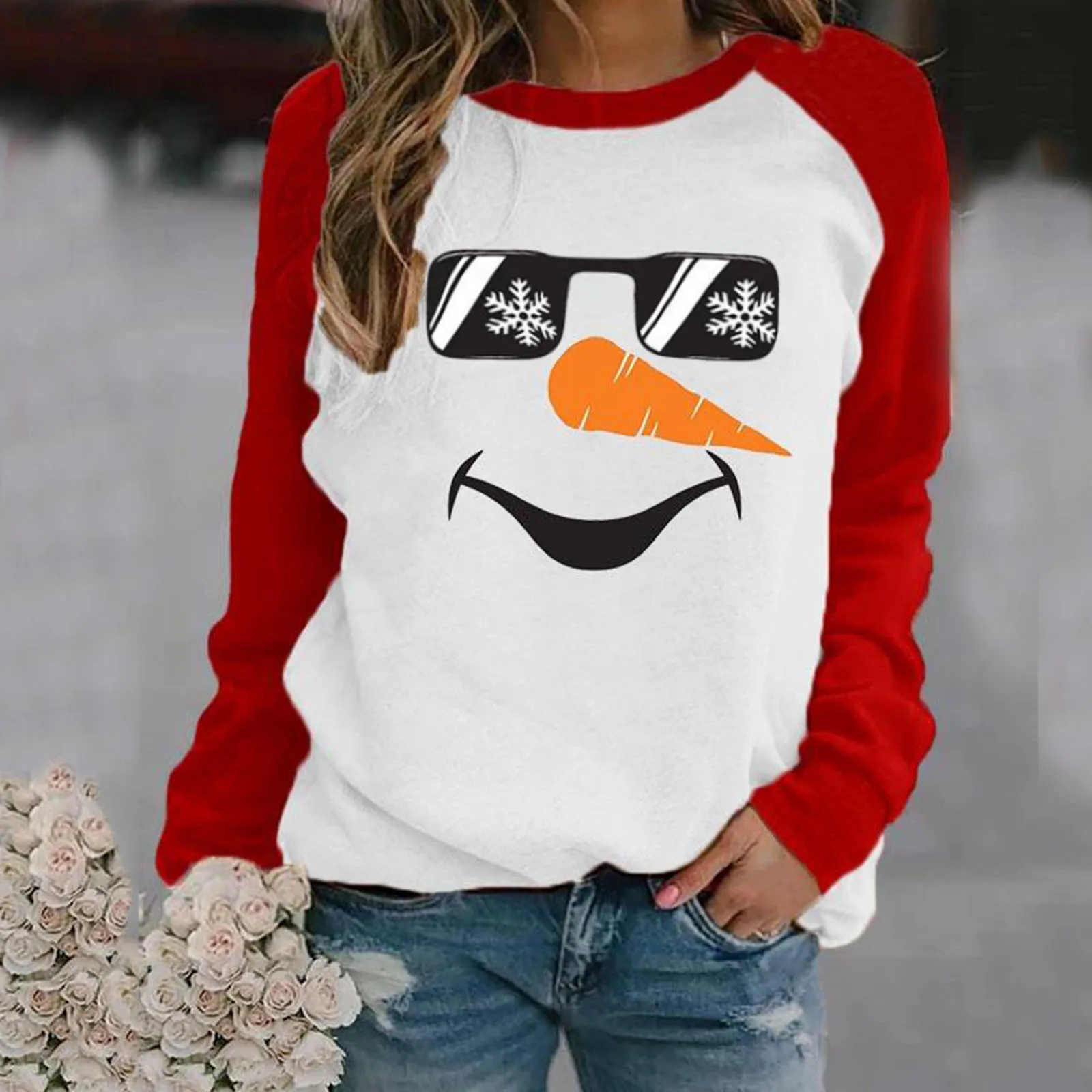 2021 Spring Autumn O-Neck Pullover Women Loose Clothes oversized Sweatshirt Vintage Christmas stitching printing hoodie
2021 Spring Autumn O-Neck Pullover Women Loose Clothes oversized Sweatshirt Vintage Christmas stitching printing hoodie