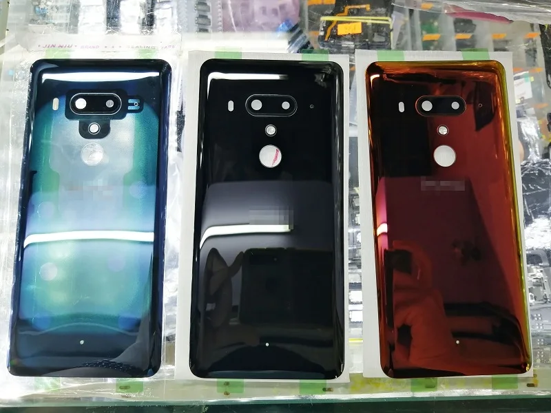 Новая задняя панель телефона HTC U12 + Plus с наклейками и объективом камеры 1