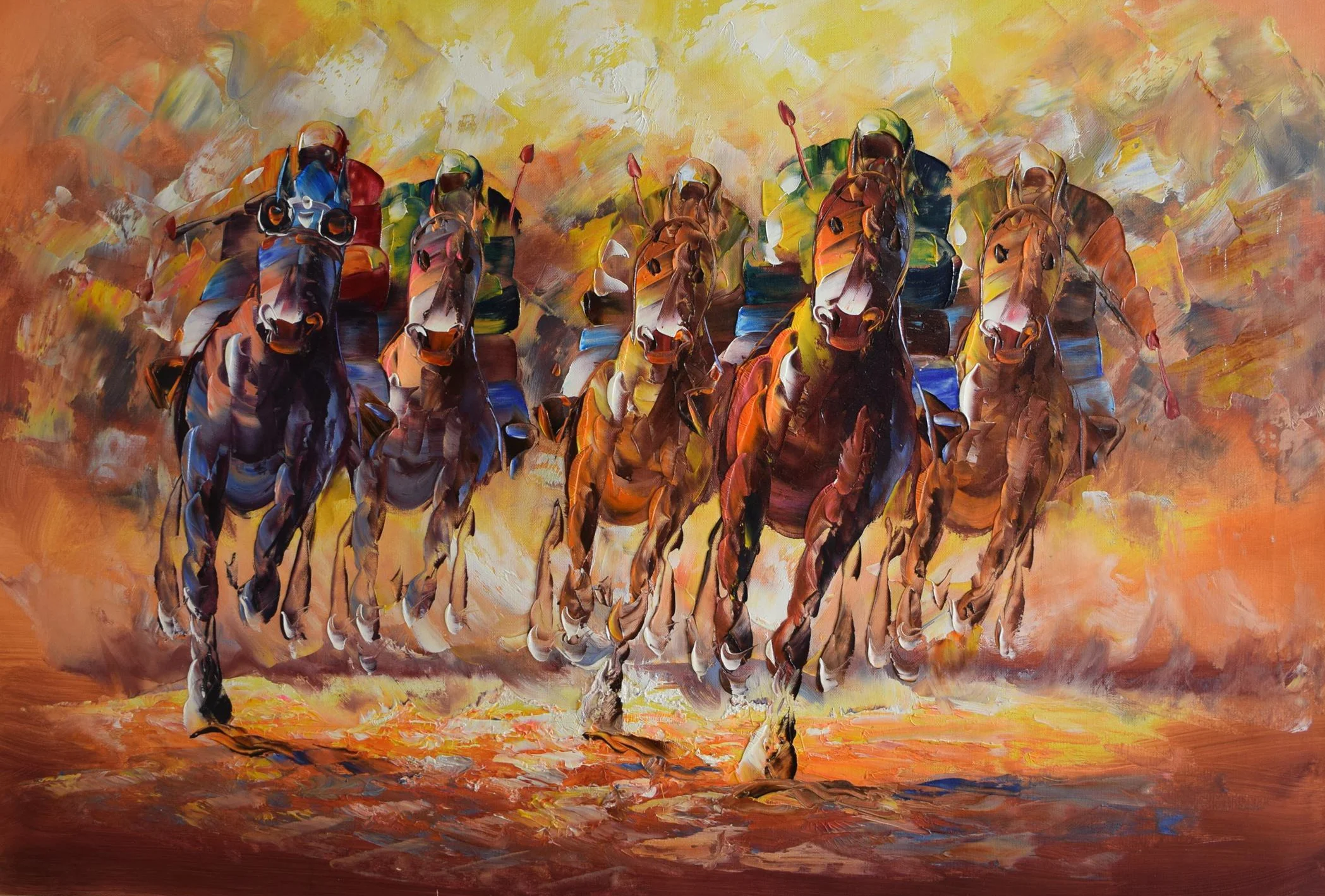 Ultra Low Price Sale 100% Hand Painted Modern Abstract Canvas Oil Painting Running Horses Painting Wall Art Picture HomeDecor
Ultra Low Price Sale 100% Hand Painted Modern Abstract Canvas Oil Painting Running Horses Painting Wall Art Picture HomeDecor