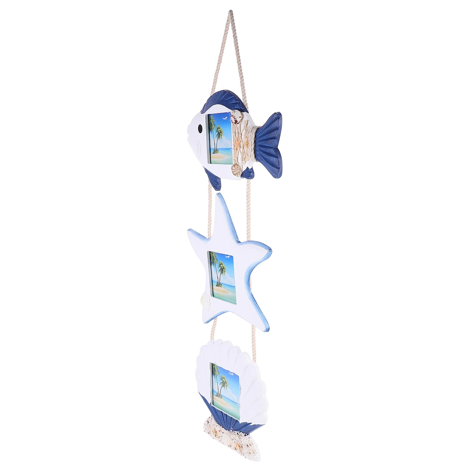1 Set Mediterranean Wood Hanging Picture Frame Creative Photo Holder Frame
1 Set Mediterranean Wood Hanging Picture Frame Creative Photo Holder Frame