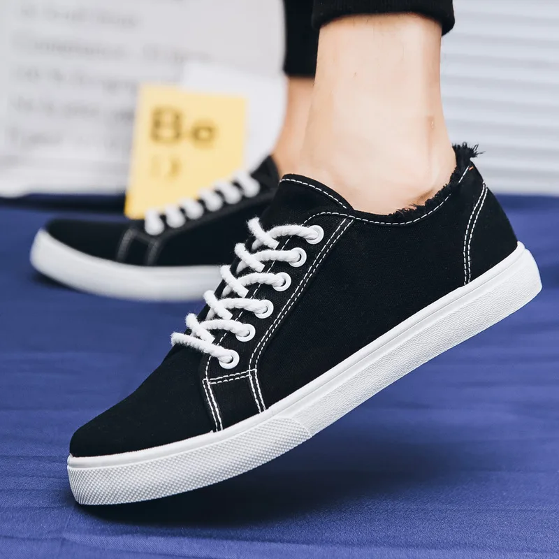 Classic White Sneakers Men Casual Canvas Shoes Spring Lace-Up Flat Trainers Fashion Zapatillas Mujer Vulcanize Shoes
Classic White Sneakers Men Casual Canvas Shoes Spring Lace-Up Flat Trainers Fashion Zapatillas Mujer Vulcanize Shoes