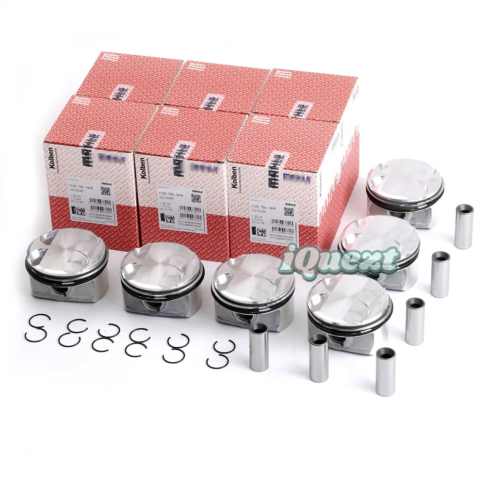 Mahle Pistons & Rings Set Φ85mm 11257558528 STD for BMW E90 E60 128i 328i 528i N52B30A 3.0L 2996CC Naturally Aspirated Engine
Mahle Pistons & Rings Set Φ85mm 11257558528 STD for BMW E90 E60 128i 328i 528i N52B30A 3.0L 2996CC Naturally Aspirated Engine