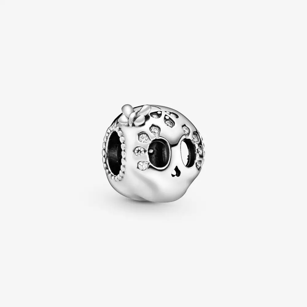 New Original 925 Sterling Silver Bead Sparkling Skull Charm Fit Pandora Bracelet Necklace DIY Women Jewelry
New Original 925 Sterling Silver Bead Sparkling Skull Charm Fit Pandora Bracelet Necklace DIY Women Jewelry
