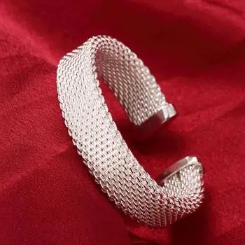 Copper Mesh Bracelet Fashion Round Shape Silver Bracelet Bangles for Women Charm Bracelets for Women Luxury Jewelry B029 2021
Copper Mesh Bracelet Fashion Round Shape Silver Bracelet Bangles for Women Charm Bracelets for Women Luxury Jewelry B029 2021