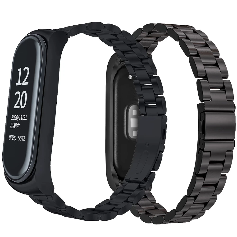 For Xiaomi Mi Band 6/5/4/3 Stainless Steel Strap Mi Band Metal Bracelet Three Strap Wristband Mi 5 6Strap 3 4Strap Accessories
For Xiaomi Mi Band 6/5/4/3 Stainless Steel Strap Mi Band Metal Bracelet Three Strap Wristband Mi 5 6Strap 3 4Strap Accessories