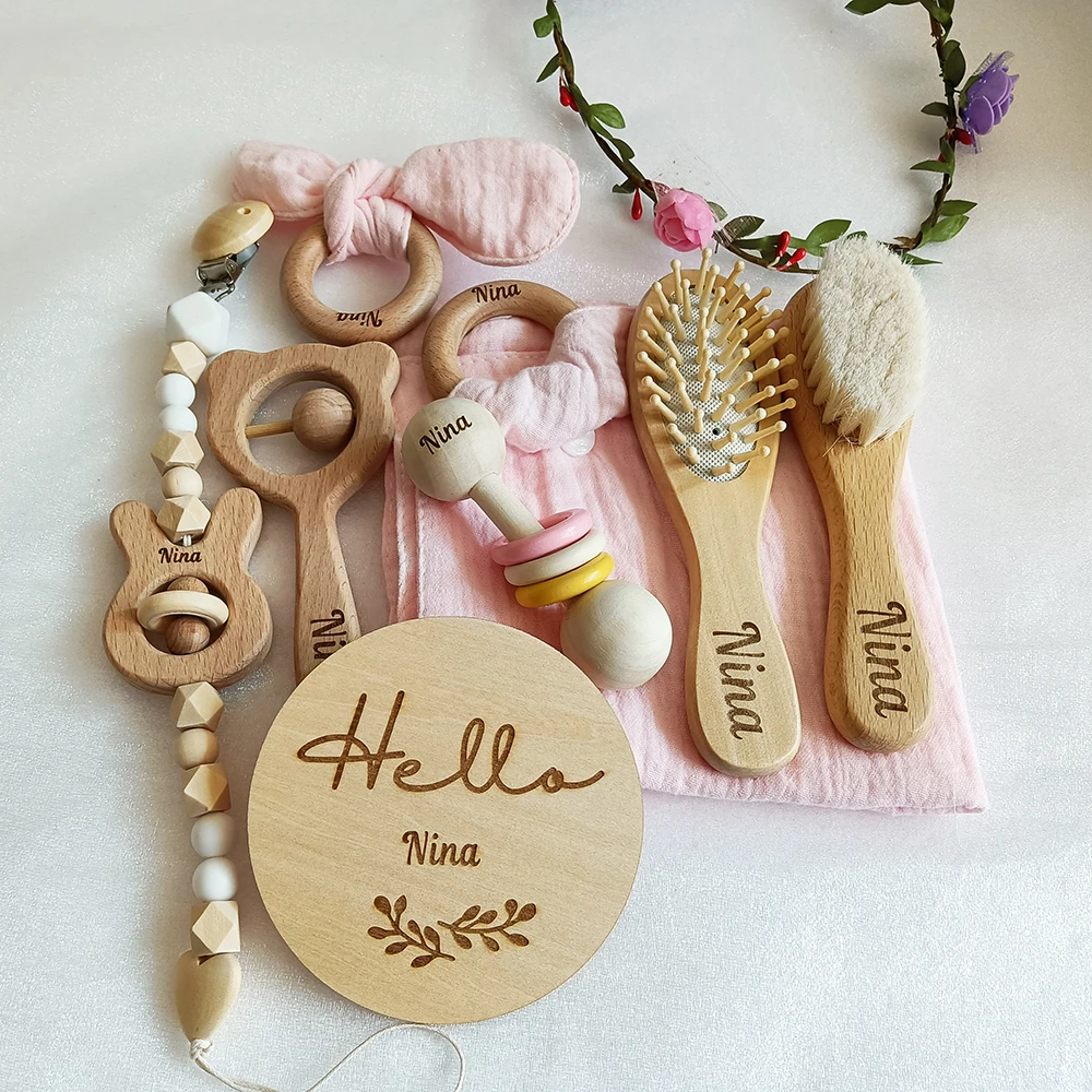 8 Pieces Of Personalized Name Newborn Bath Toy Gift Set 0-12 Months Old Baby Rattle Toy Baby Boy Girl Birth Name Plate Gift Set
8 Pieces Of Personalized Name Newborn Bath Toy Gift Set 0-12 Months Old Baby Rattle Toy Baby Boy Girl Birth Name Plate Gift Set